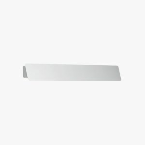 VER2355 Industrial Linear Metal Outdoor Wall Lamp, Black/White