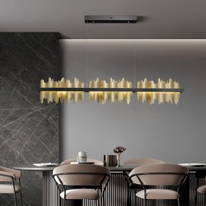 VER2395 Long Strip Mountains Stepless Dimming LED Postmodern