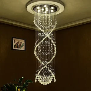 VER2345 Modern High Ceiling Luxury Crystal
