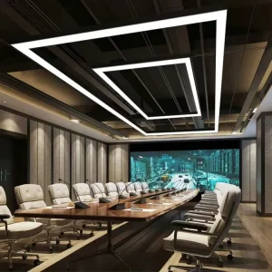 VER2396 Commercial Led Linear Pendant Light Dimmable