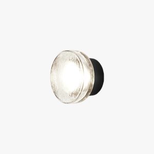 VER2361 Valentina Modern Mini Bubble Metal/Glass Outdoor Wall Lamp, Transparent