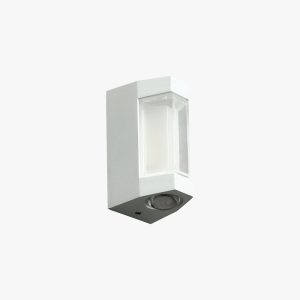 VER2359 Nordic Up Down Acrylic Outdoor Wall Lamp, White/Black